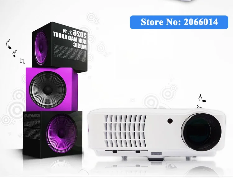 Новые 3500 lumnes Лучший Домашний Theater1280X800 Мультимедиа 1080 P HD 3D Видео HDMI USB LCD LED Проектор