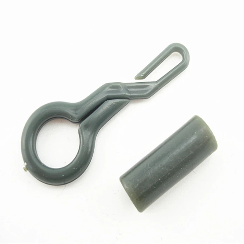 10 шт./лот рыболовная груша зеленого цвета зажим для ловли карпа установка волос