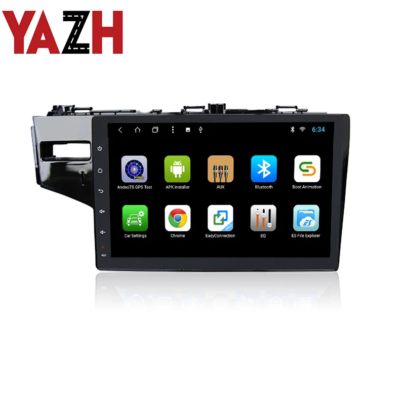 YAZH Android головное устройство для Honda Fit 2013 2014 2015 Восьмиядерный авто радио Ipod Bluetooth SWC