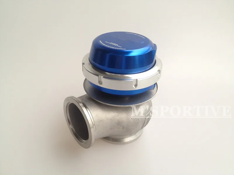 Сточные ворота 40 мм 14psi внешние сточные ворота Турбо Черный Регулируемый давление с зажимом