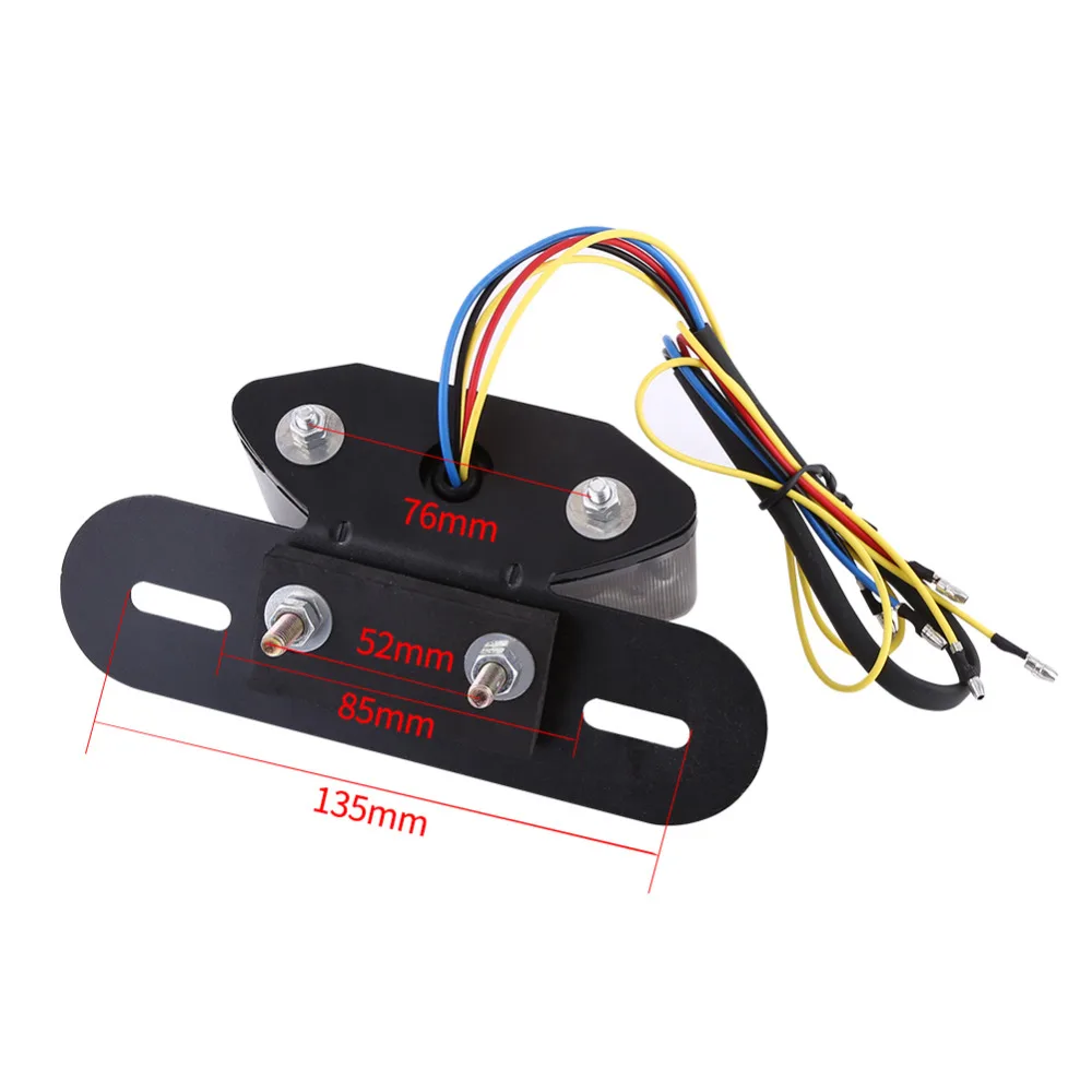 16 LED мотоцикл Quad ATV задний тормоз + поворотники огни номерной знак Интегрированный