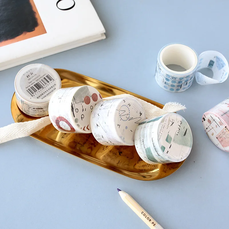 6 шт./лот пустая серия Дневник Альбом DIY орнамент декоративная бумажная лента