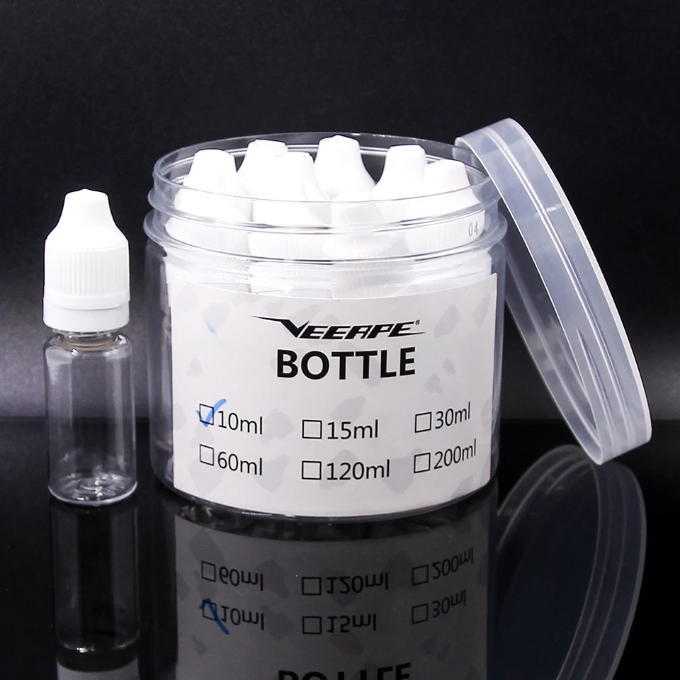 10 шт. оригинальная жидкая бутылка veeape Vape пустые пластиковые бутылки для