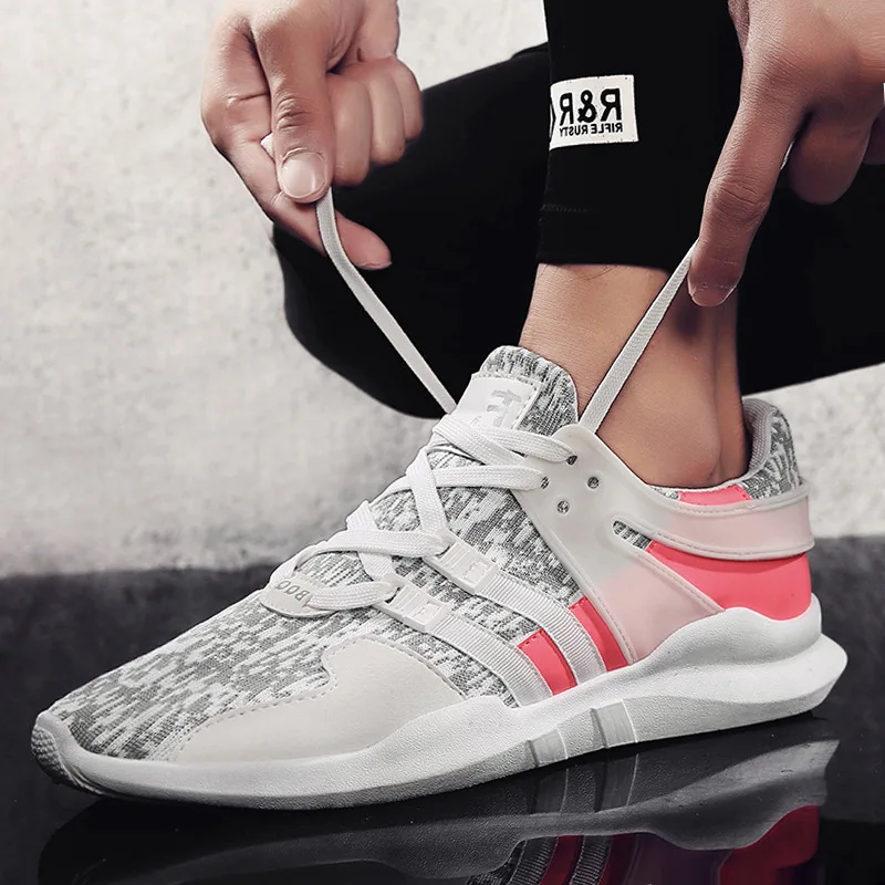 2019 Korean version of the new breathable mesh fashionable men's leisure shoes | Обувь