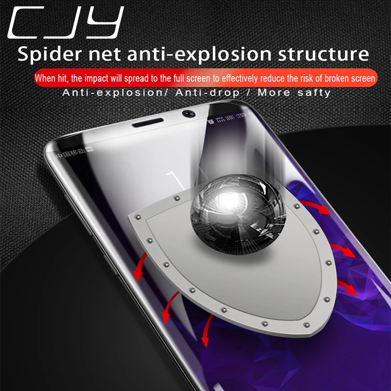 CJY полное покрытие мягкая Гидрогелевая пленка для Samsung Galaxy S8 S9 Plus Note 8 S6 S7