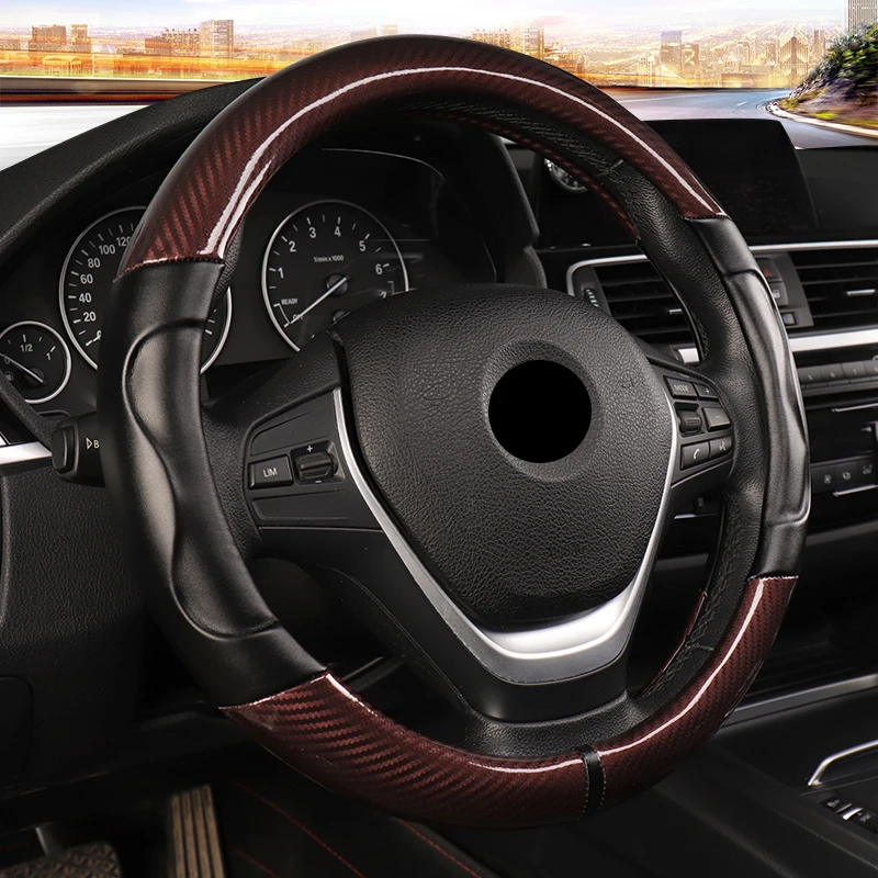 Для BMW X5 E53 спортивный чехол рулевого колеса автомобиля из углеродного волокна