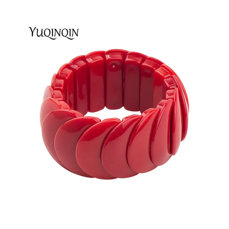 Классические полимерные манжеты модные широкие браслеты на запястье для женщин