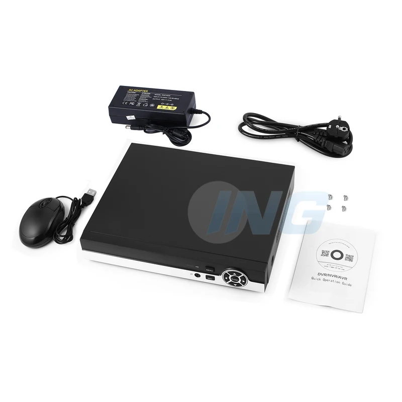4/8 канальный POE 1080P HD сетевой видеорегистратор 48В 802.3af стандарт HDMI CH CCTV NVR ONVIF P2P