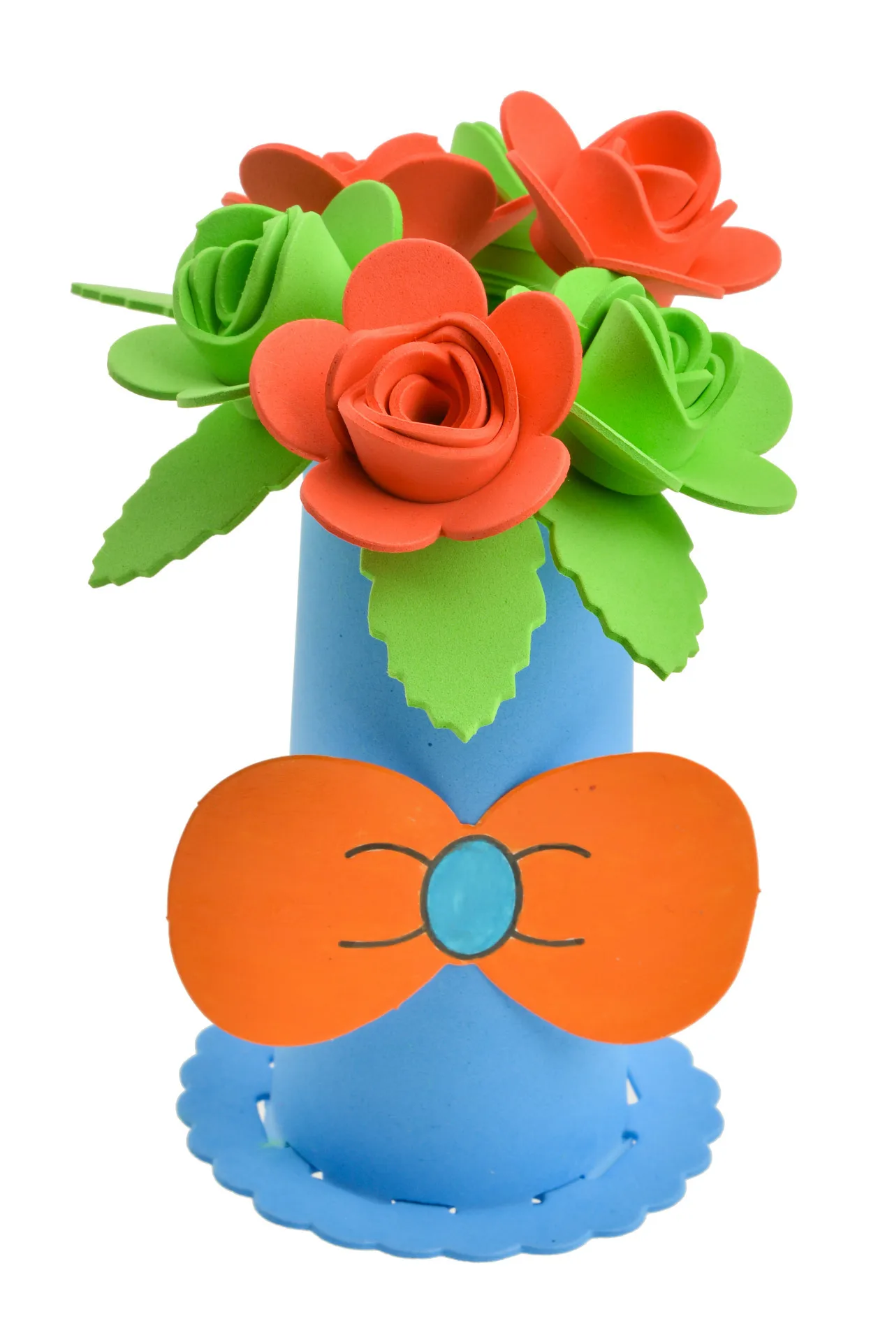 Дети DIY 3D EVA Flower Flowerpot домашнее украшение пазл игрушка подарок Ремесло наборы