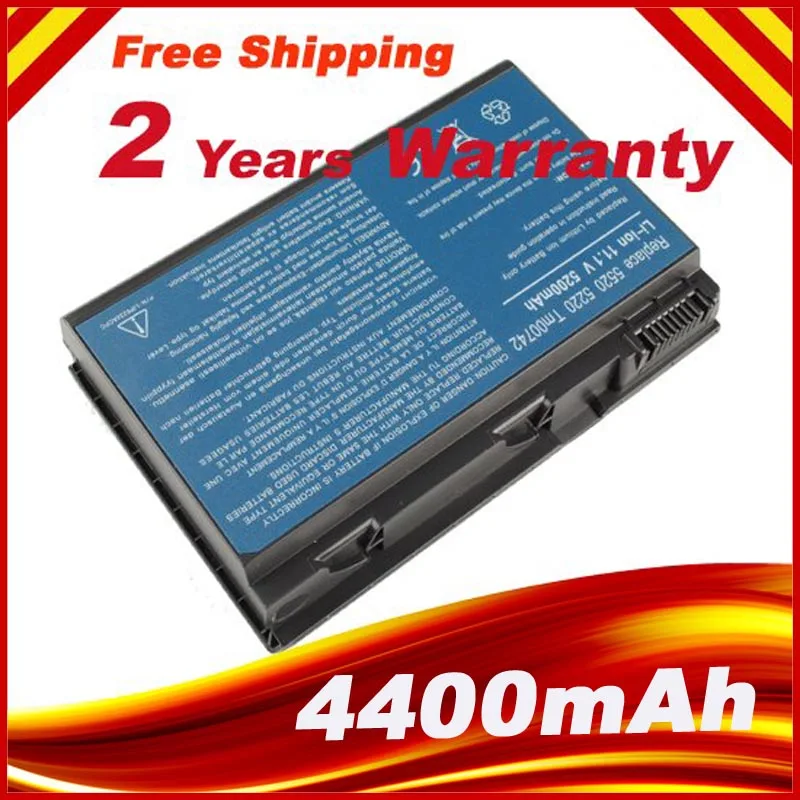 

Replacement Laptop Battery for Acer GRAPE32 TM00741 Extensa 5210 Extensa 5220