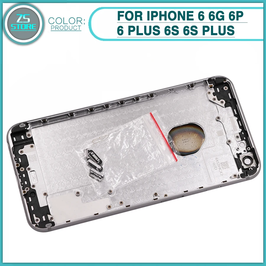 Задний корпус чехол для iPhone 6 S Plus задняя панель батареи + средняя Замена задней