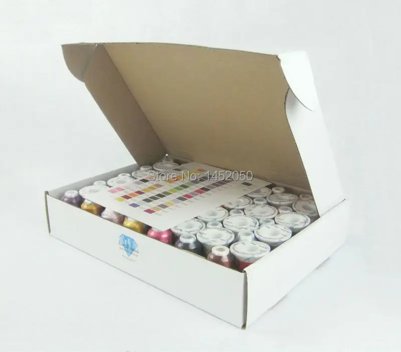 Simthread полиэфирная вышивальная машинка 63 Цвета Brother + 5 видов цветов полиэстер