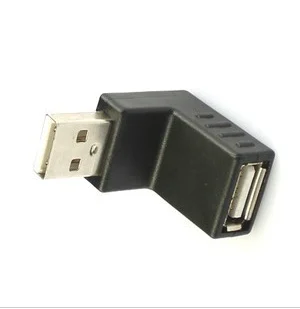 Коннектор/преобразователь USB type-A Папа-мама под прямым углом бесплатная доставка