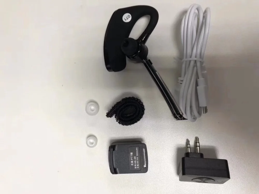 Иди и болтай Walkie talkie Беспроводная наушник с Bluetooth гарнитура для kendwood baofeng