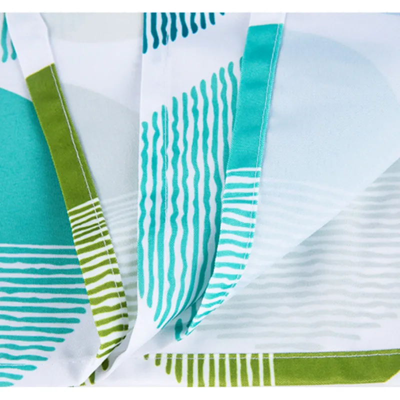 Душевая занавеска DUNXDECO для ванной комнаты быстросохнущая европейские яркие