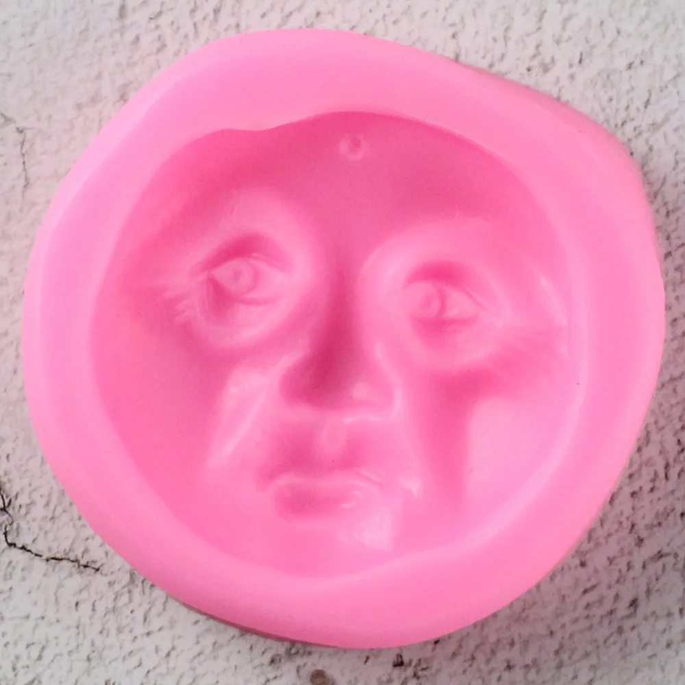3D Moon Face инструменты для приготовления пищи Силиконовые Формы Торт Шоколадные конфеты для приготовления желе и выпечки Плесень инструменты для украшения тортов из мастики