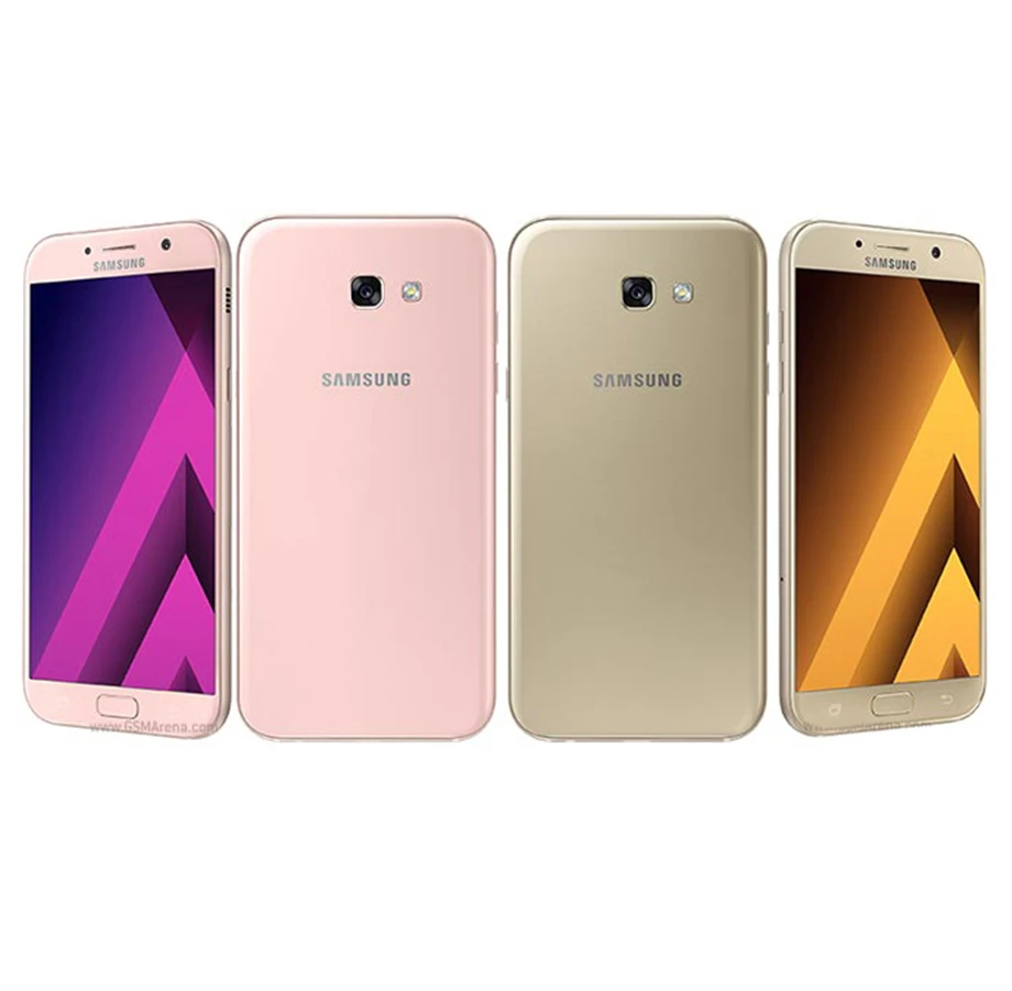 Оригинальный мобильный телефон Samsung Galaxy A7 Duos (2017) A720FD Exynos восемь ядер две SIM карты 3