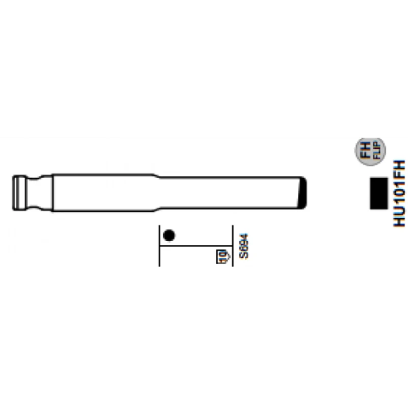 KEYECU 25x KEYDIY Universal Remotes Flip Key Blade 38# HU101FH for Ford Land Rover | Автомобили и мотоциклы