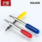 HUHAO 5 шт.лот, резак для плоттера Roland, 304560 градусов, вольфрамовые лезвия, режущий плоттер, виниловый резак, нож для резака ROLAND
