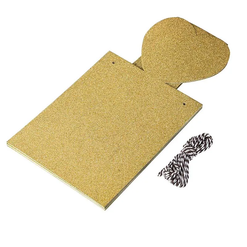 Золотая розовая Свадебная фоторамка баннер для невесты Гирлянда Свадебные