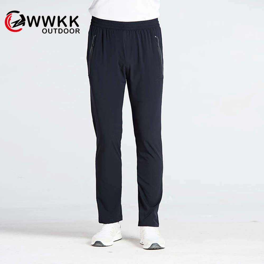 

WWKK Stretch Pants Men quick-dryingCasual Loose Trousers Elastic Forc Mens Tactical Pants outdoor high quality brand male pants