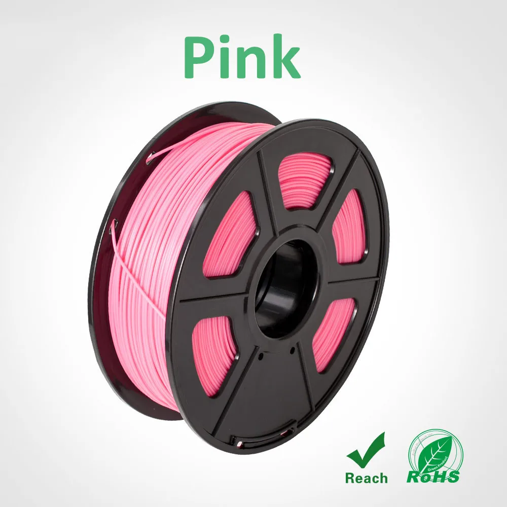pink PCL SUNLU PCL нить для 3d принтера 1,75 мм 1 кг с катушкой нетоксичные ручки для 3D печати низкая температура PCL Филамент допуск+/-0,02 мм - Цвет: pink PCL