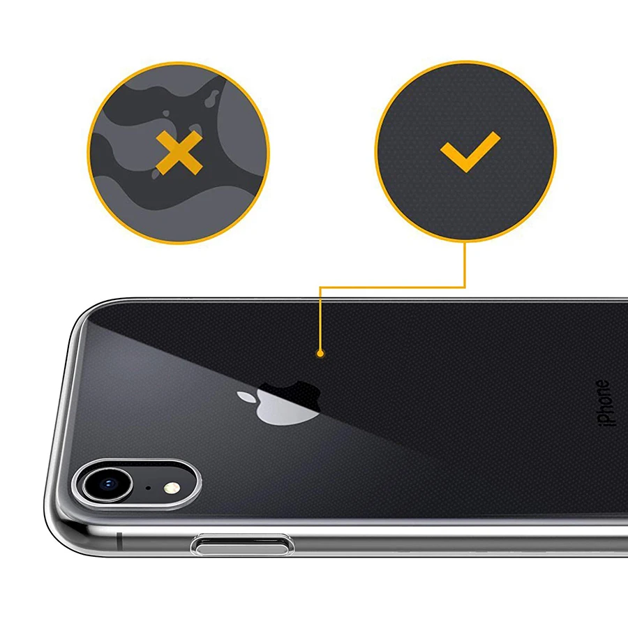 Slim Clear Soft TPU Cover For iPhone X XR XS Max Case Support Wireless Charging Anti-Shock Frame Bag 6 6s 7 8 Plus |