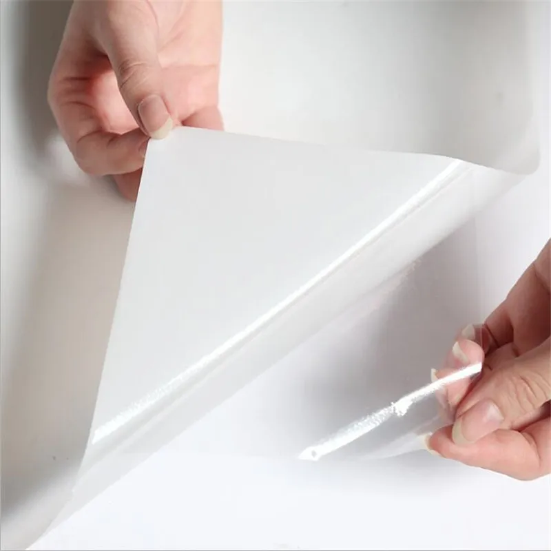 60*200cm/lot Decorative Self Adhesive Films Protect Privacy Static Window Film No Glue Removed Pure White Bathroom Office | Дом и сад