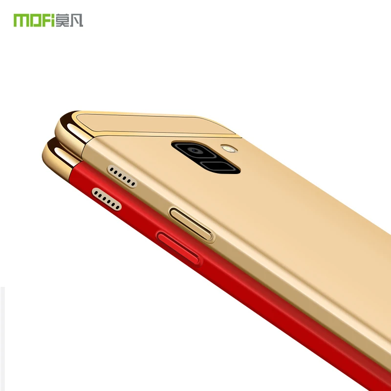 MOFi For Samsung Galaxy A8 2018 Cases Luxury Protective Back Cover 3 in 1 Hard PC Hybrid Case A5 A530F Mobile Phone Shell |