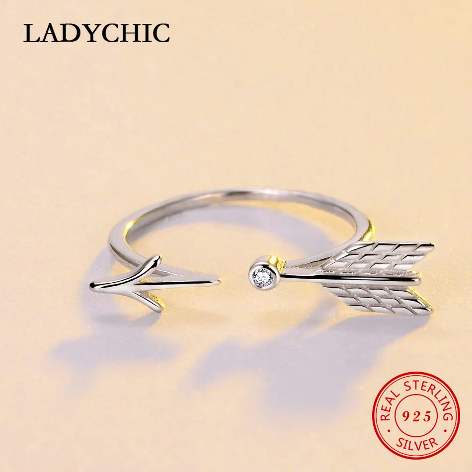 Женское Открытое кольцо LADYCHIC оригинальное регулируемое для влюбленных лучшее