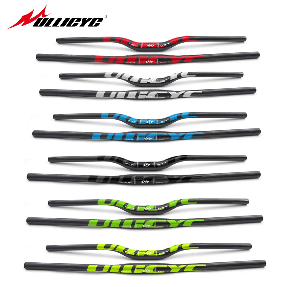 Китайский бренд ULLICYC руль для горного велосипеда Ullicyc Carbon MTB плоский или высокий 31