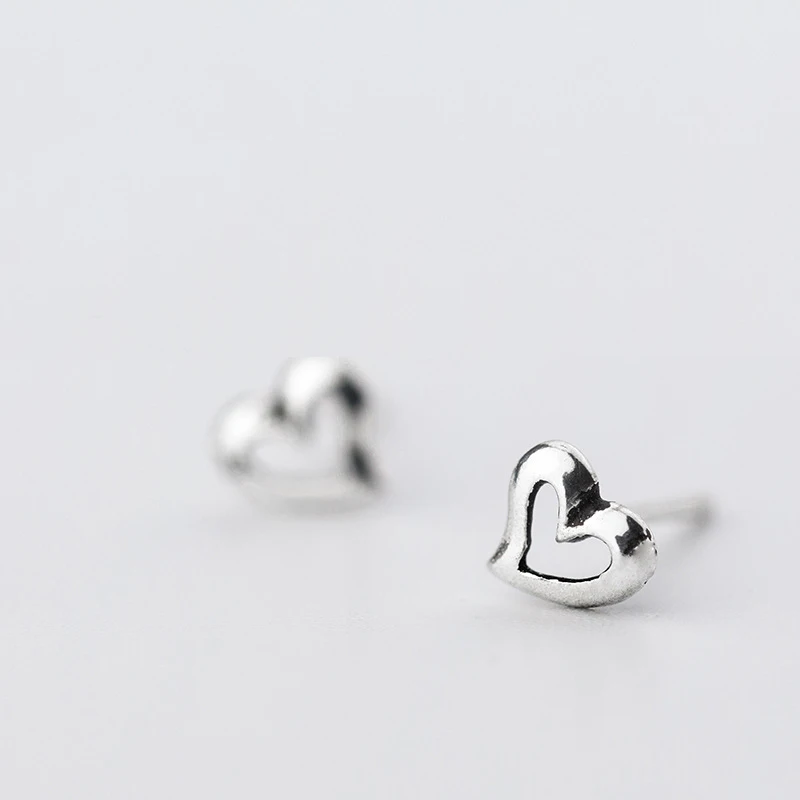 Женские серьги-гвоздики из серебра 100% пробы | Украшения и аксессуары