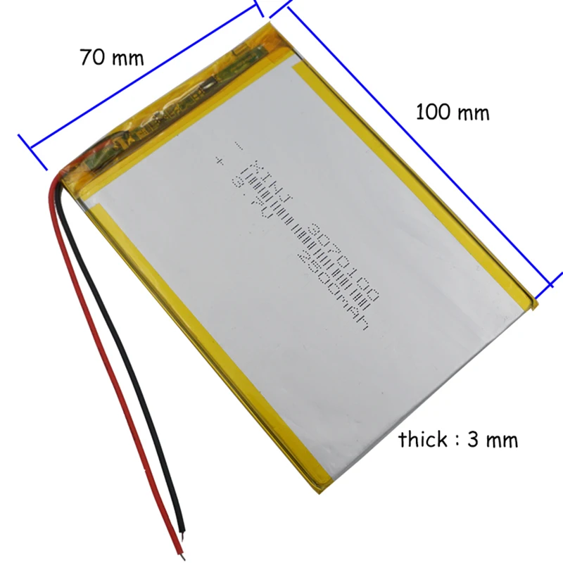 XINJ 3 7 V 2500mAh литий-полимерная батарея li po 3070100 для пластинчатой панели телефона IP tv