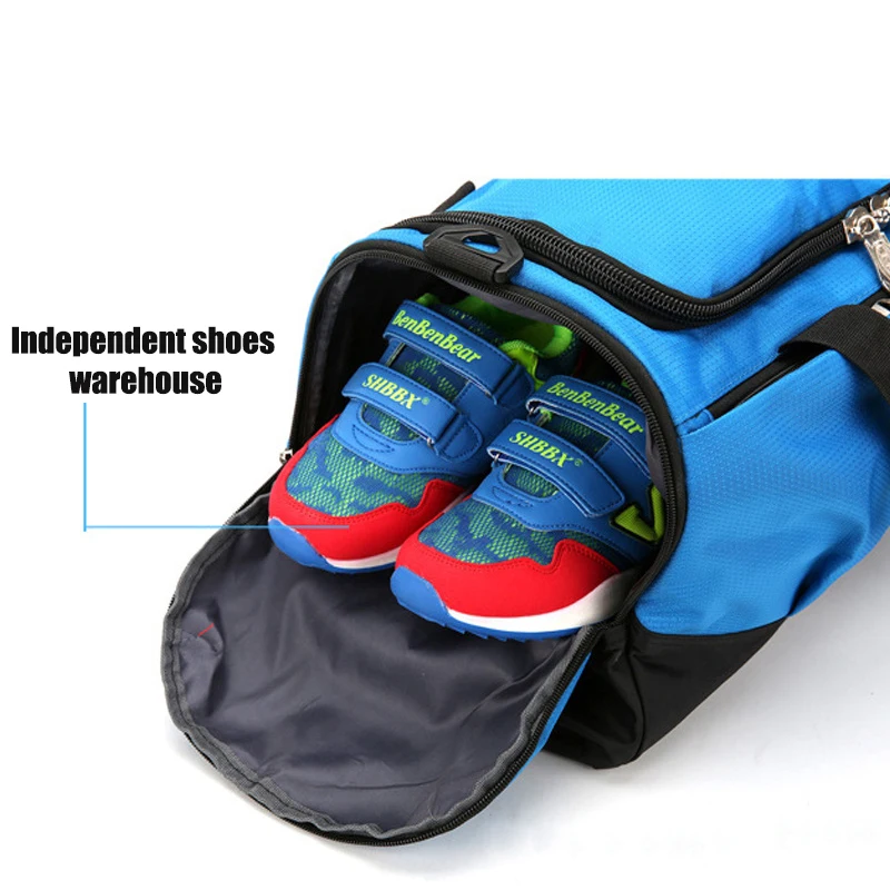 Scione Professional Waterproof Sports Gym Bag With Shoes Pocket Fitness Training Portable Shoulder sac de sport | Спорт и