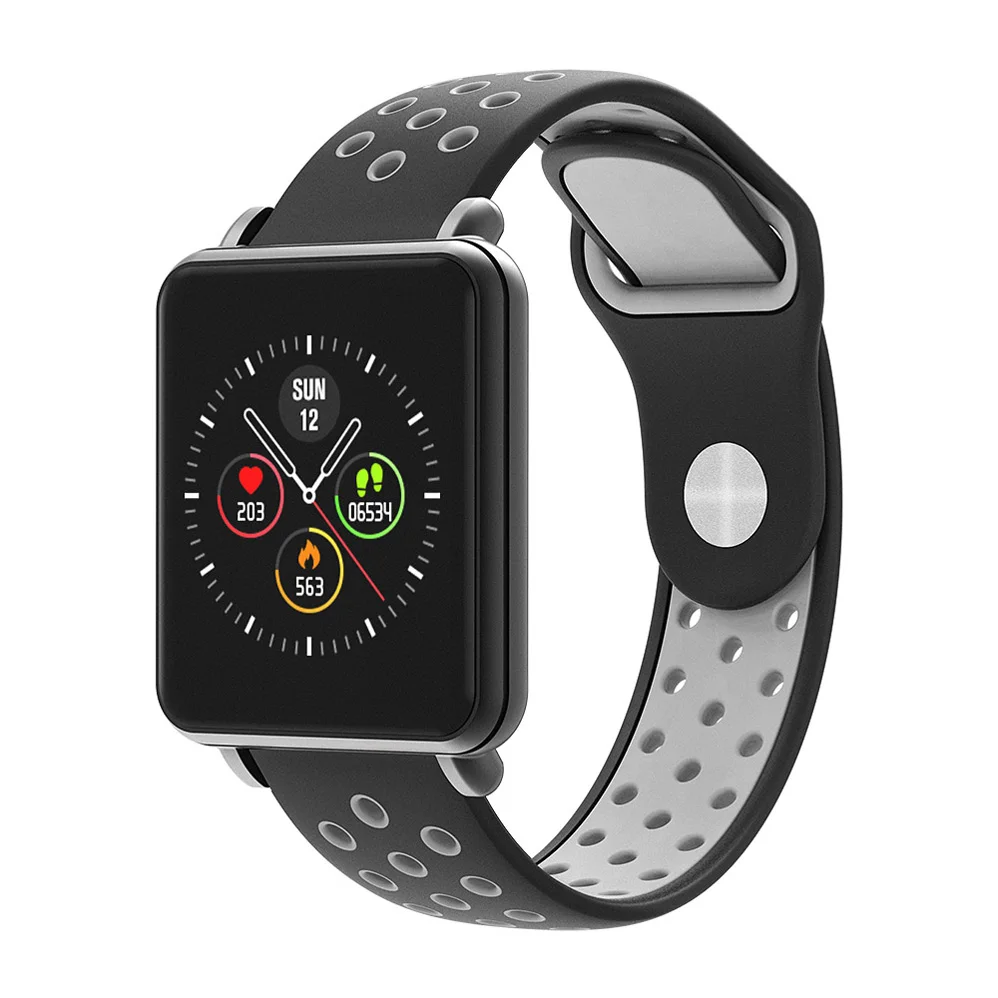 Smart watch COLMI Land 1 полный сенсорный экран IP68 Водонепроницаемые Смарт-часы Поддержка нескольких спортивных режимов мониторинг сердечного ритма для мужчин и женщин - Цвет: Smart watch