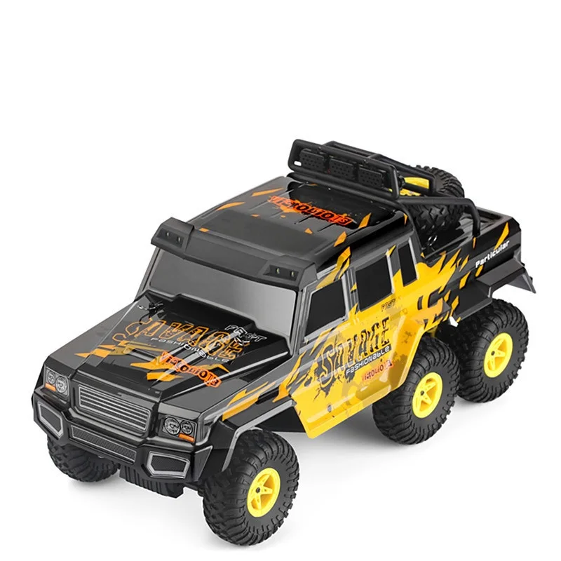 Большой размер 1:18 Scaled Accelerator 2 4G 6WD шестиколесный Бигфут Рок Гусеничный RC