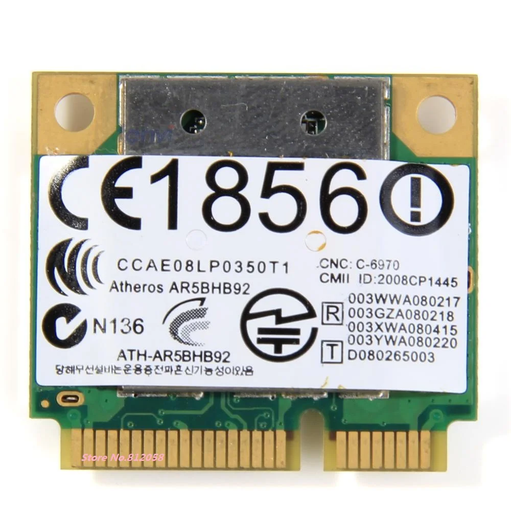 SSEA Новинка для Atheros AR5BHB92 AR9280 2 4G/5 ГГц 802.11a/b/g/n беспроводная Wi Fi половинная мини pci e
