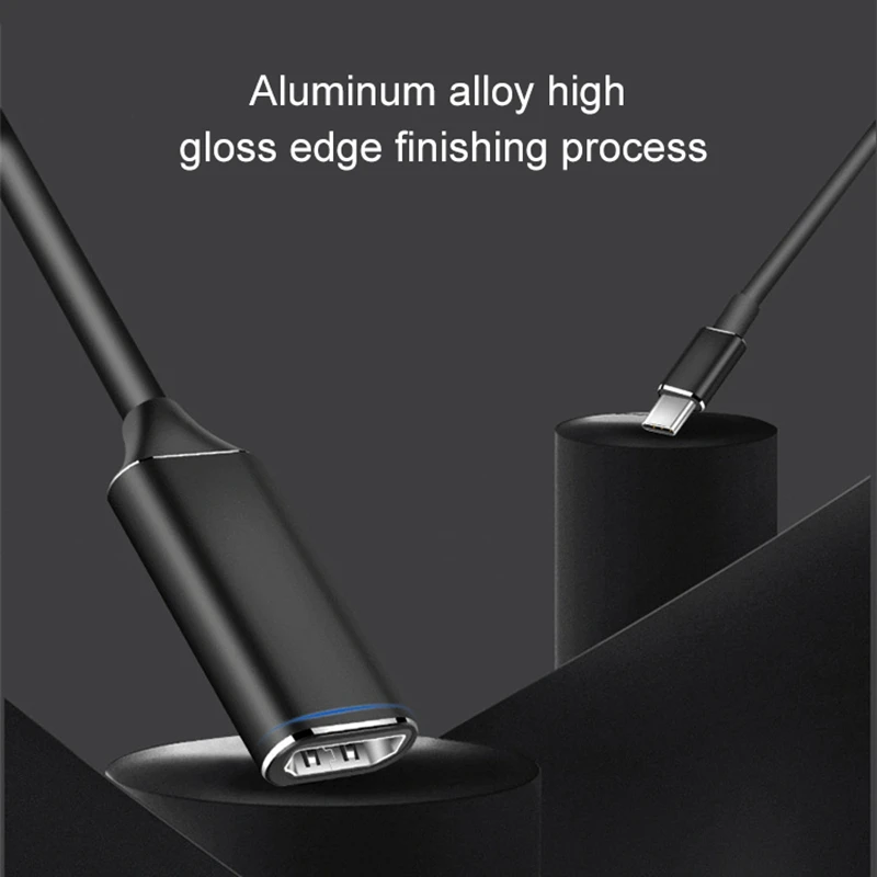 Адаптер Usb C-Hdmi адаптер Uni Type-C-Hdmi [Совместимость с Thunderbolt 3] для Macbook Pro 2017/2016/2015 Ipad |