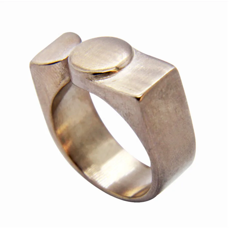 Кольцо из нержавеющей стали 316L для девушек и женщин стильное золотистое кольцо