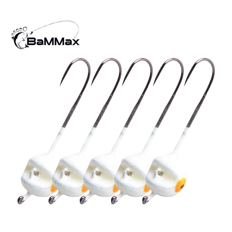 Рыболовный крючок Bammax 5 шт. 1 9 г 2 8 см свинцовая головка Мягкая приманка в виде