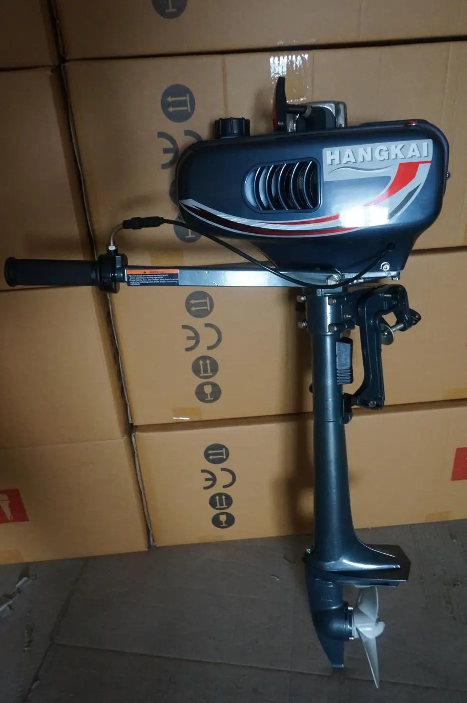 

HANGKAI CDI Water Cooled Short Shaft 2 Stroke 2.5KW/3.5HP Outboard boat engine