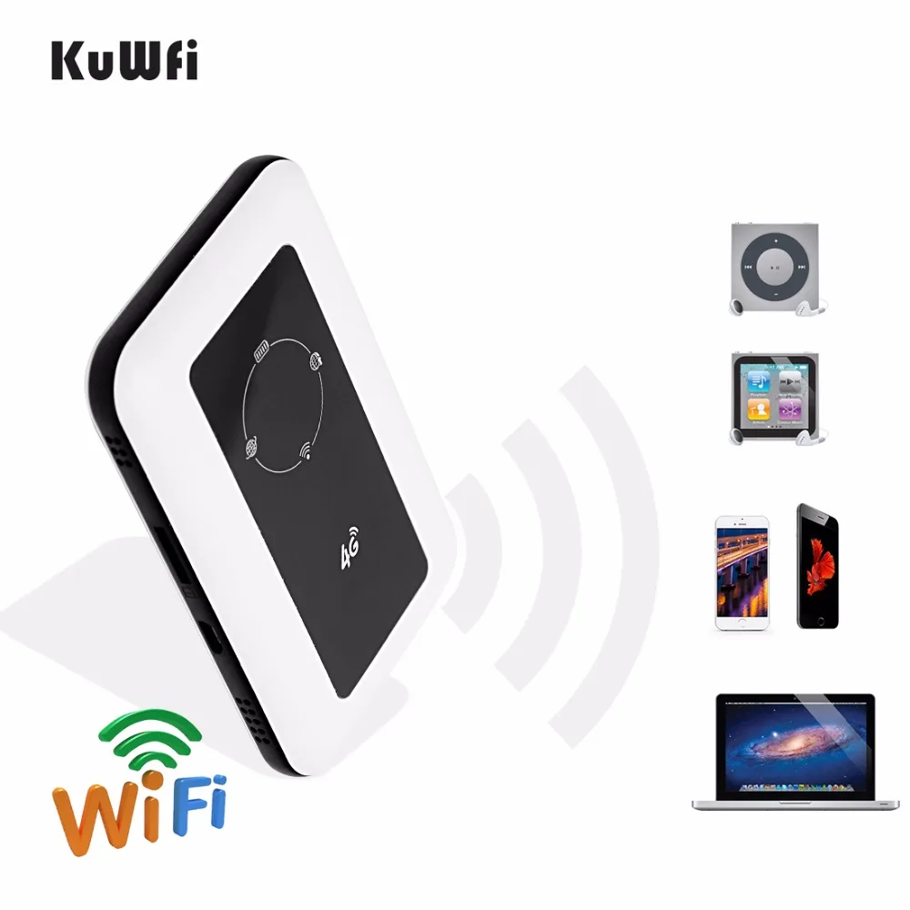 KuWFi 4G беспроводной маршрутизатор Lte переносной 3g/4G Wifi роутер мобильный точка