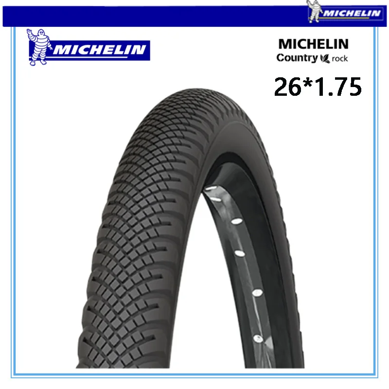 26X1.75 Michelin MTB горный велосипед велосипедные шины COUNTRU ROCK 26/27*1,75 ультра светильник Высокое качество шины велосипед аксессуары детали - Цвет: 26X1.75