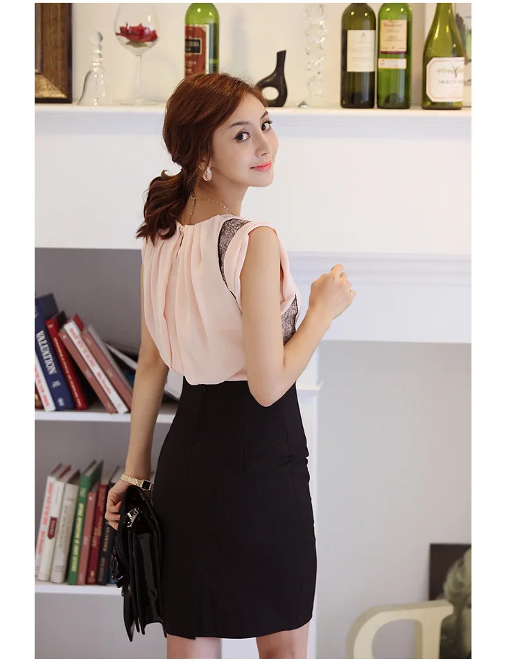 Женская облегающая юбка в офисном стиле узкие яркого цвета с высокой талией