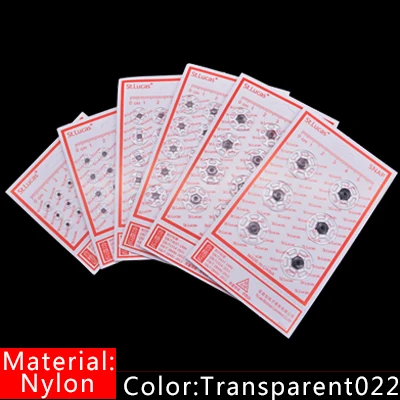 Transparent022 St. Lucas 1 упаковка металлические медные застежки кнопки нейлона невидимые кнопки для одежды женщин детей Швейные Кнопки DIY - Цвет: Transparent022