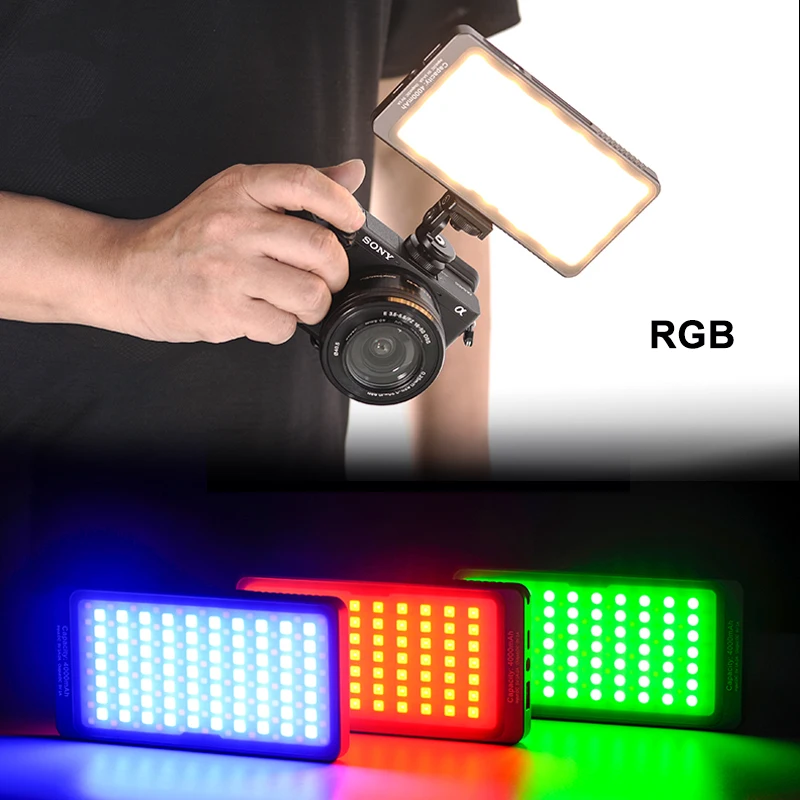 

SUNWAYFOTO FL-70RGB Светодиодная лампа RGB цветная фотография свет на камере светильник для DSLR Vlog Youtube светильник