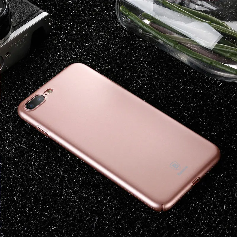 Роскошный чехол для телефона Baseus для iPhone 6 6 S, Ультратонкий чехол из поликарбоната, матовый чехол для iPhone 6 6 S Plus, чехлы - Цвет: Rose Gold