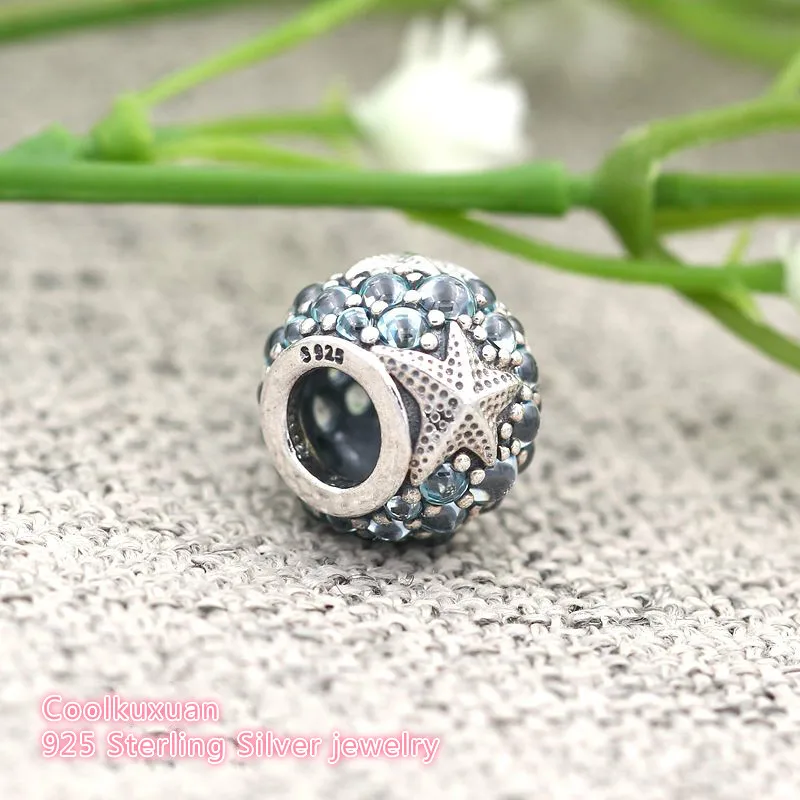 Браслеты Pandora из серебра 925 пробы с морскими звездами и фианитами - купить по