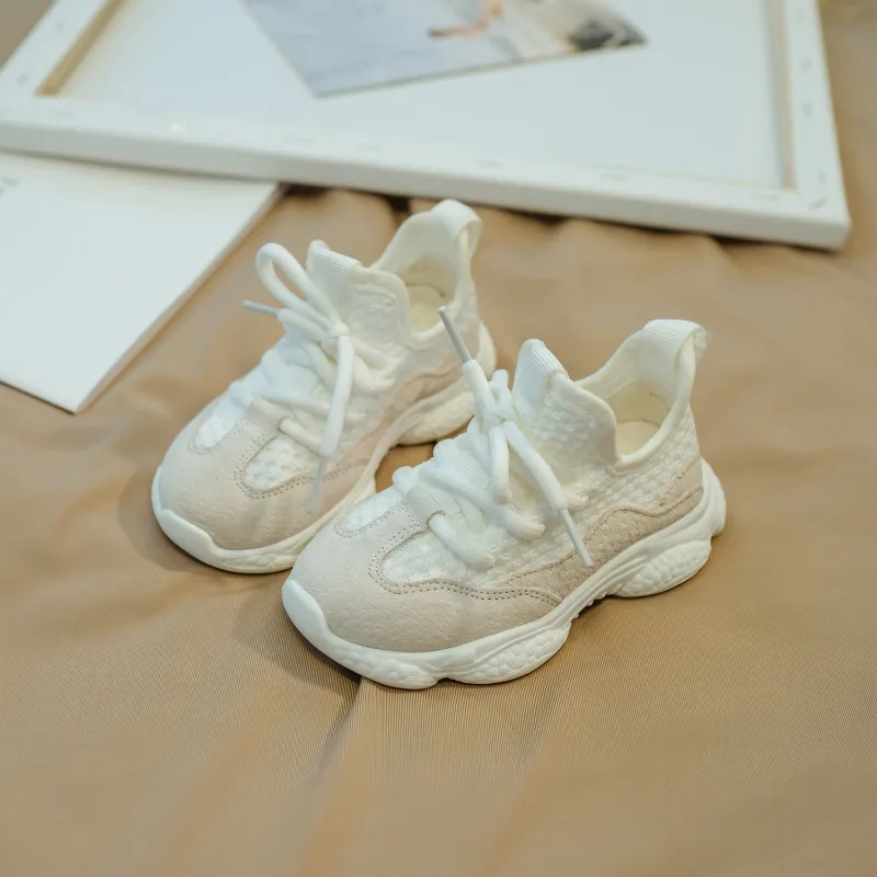 Детская спортивная обувь дышащая плетеная кроссовки для мальчиков мягкая