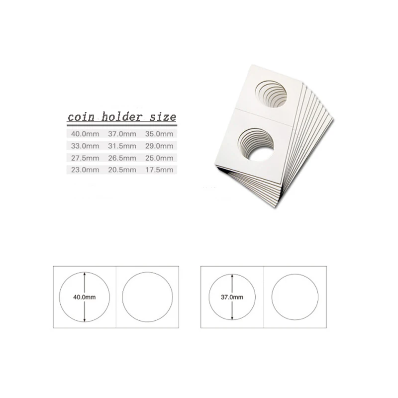 1 упаковка квадратные картонные держатели для монет|storage case|storage squarestorage packs |